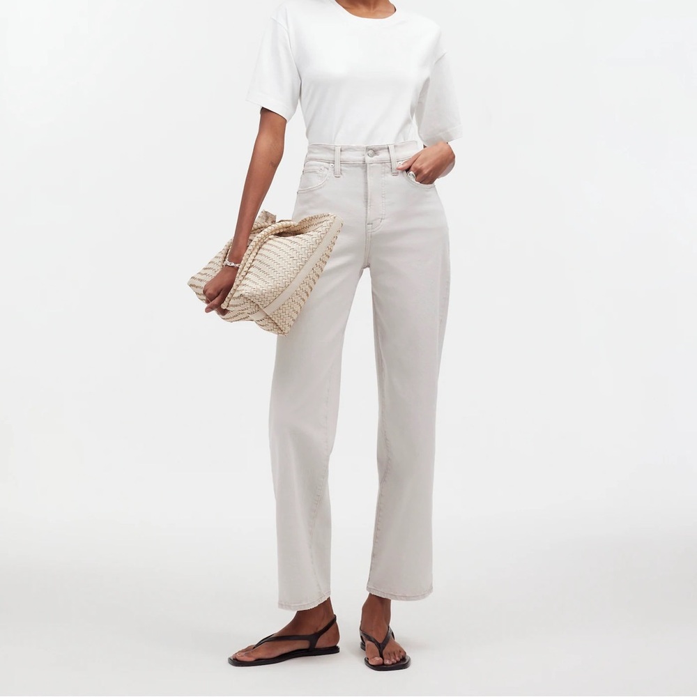 Madewell The Perfect Vintage Wide leg Crop Denim - Size 27